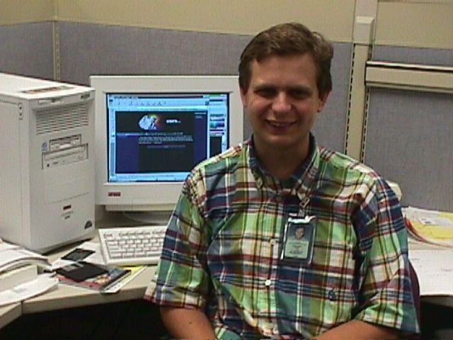 Brandan Kraft at the start of his programming career in 1998