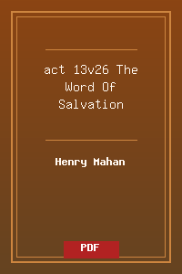 act 13v26 The Word Of Salvation.pdf