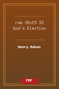 rom 08v29-33 God's Election.pdf