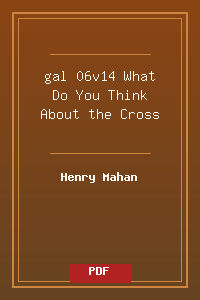 gal 06v14 What Do You Think About the Cross.pdf