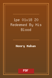 1pe 01v18-20 Redeemed By His Blood.pdf