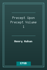 Precept Upon Precept Volume 1.epub