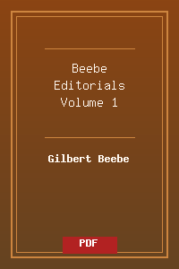 Beebe Editorials Volume 1.pdf