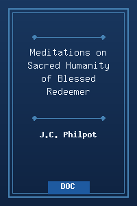 Meditations on Sacred Humanity of Blessed Redeemer.doc
