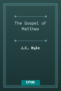 The Gospel of Matthew.epub