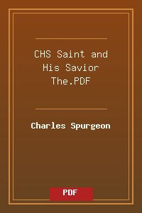 CHS_Saint and His Savior The.PDF.pdf