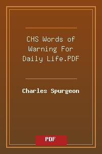 CHS_Words of Warning For Daily Life.PDF.pdf
