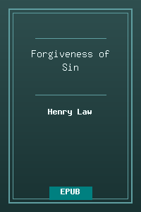 Forgiveness of Sin.epub