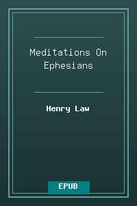 Meditations On Ephesians.epub