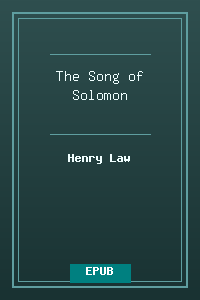 The Song of Solomon.epub