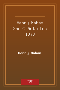Henry Mahan Short Articles - 1979.pdf