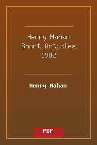 Henry Mahan Short Articles - 1982.pdf