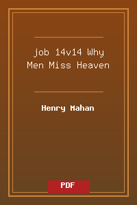 job 14v14 Why Men Miss Heaven.pdf
