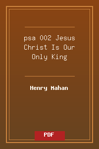 psa 002 Jesus Christ Is Our Only King.pdf