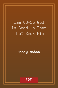lam 03v25 God Is Good to Them That Seek Him.pdf