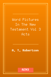 Word Pictures In The New Testament Vol 3 Acts.azw3