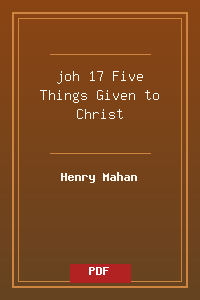 joh 17 Five Things Given to Christ.pdf
